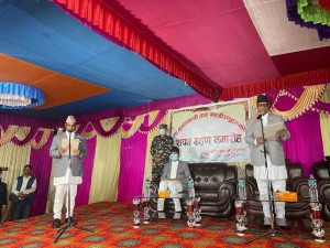 कर्णालीका नवनियुक्त मुख्यमन्त्री शाहीले लिए शपथ 