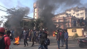थापाथलीको सुकुम्बासी बस्ती तनावग्रस्त