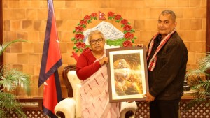 प्रधानमन्त्री कार्की र दुर्गा प्रसाईंको भेटवार्ता