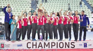 नेपालको दुवै भलिबल टोली स्वदेश फर्किए