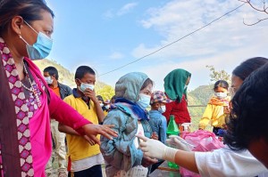 स्याङ्जाको वालिङमा ठेउलाको महामारी