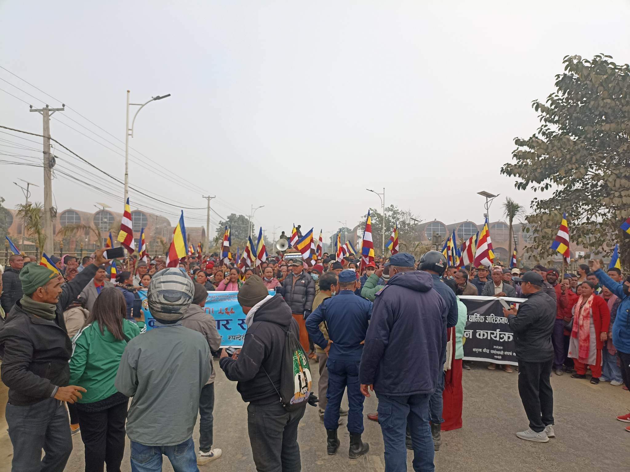 लुम्बिनीमा रामकथा वाचन कार्यक्रम राखिएपछि तनाव उत्पन्न