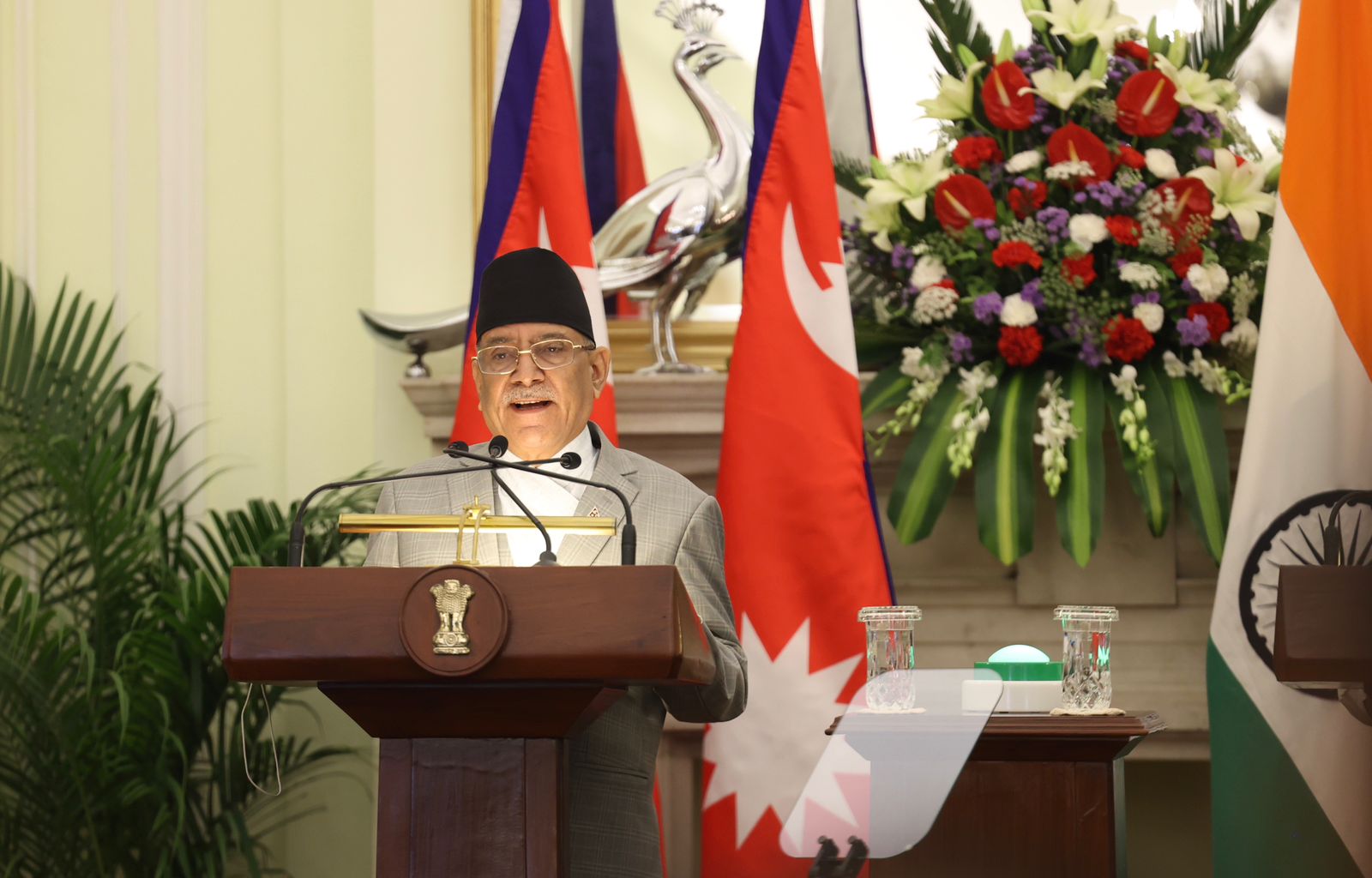 प्रचण्डले भने : थप हवाई इन्ट्री रुटका लागि आग्रह गरेका छौं, भारत सकारात्मक छ