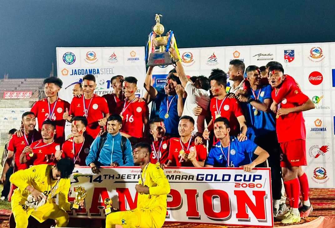 मच्छिन्द्रलाई पराजित गर्दै पुलिसले जित्यो जितपुरसिमरा गोल्डकप