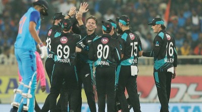 भारतसँगको पहिलो टी–२० क्रिकेटमा न्युजिल्यान्ड २१ रनले विजयी