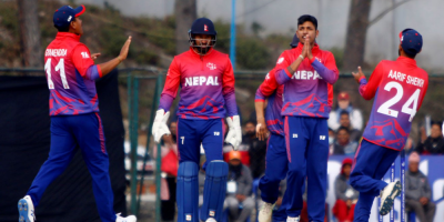 चार देशीय टी २०क्रिकेट : आयरल्यान्डसँग नेपाल १६ रनले पराजित
