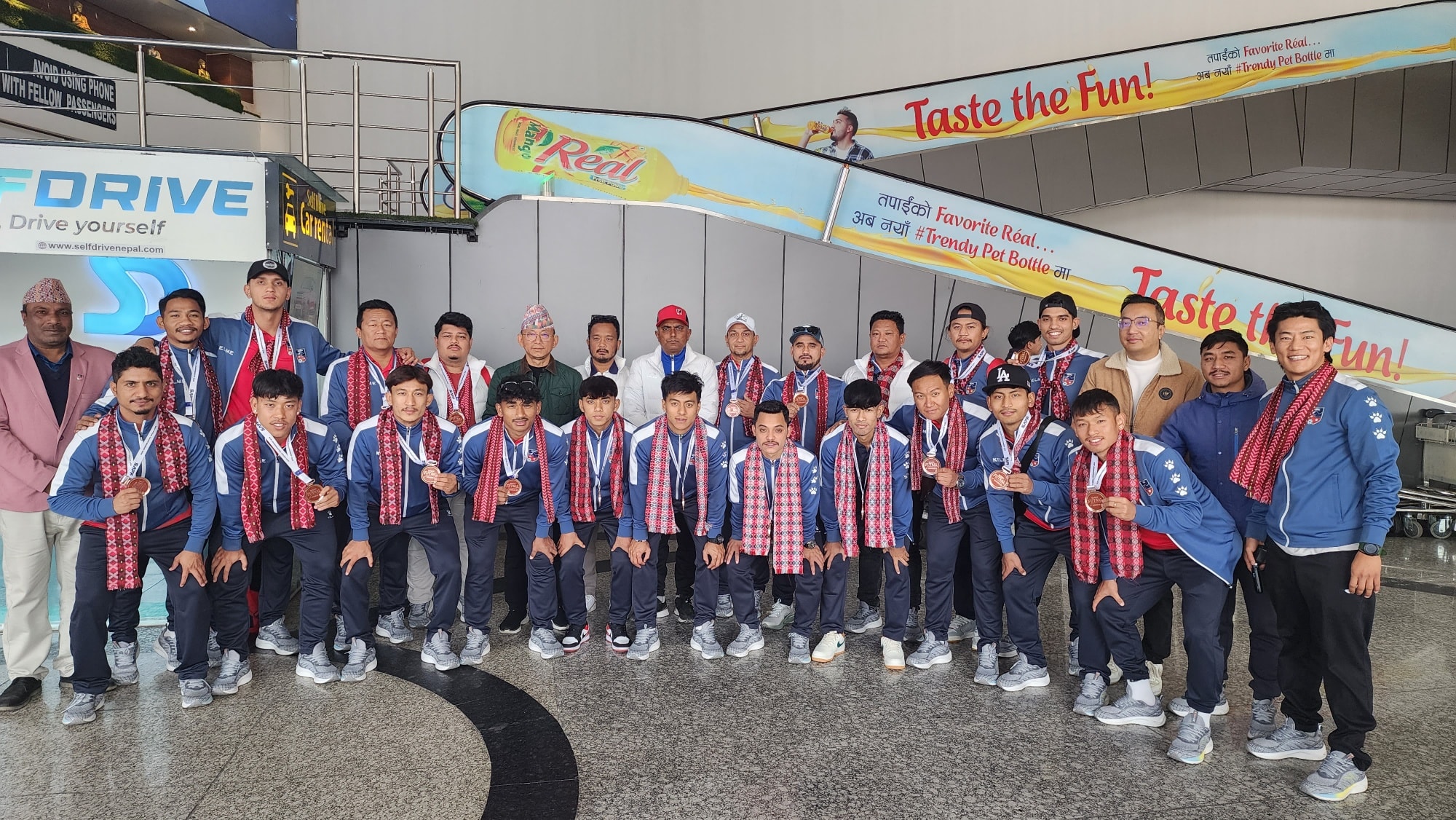थाइल्याण्डबाट सफलतासहित फर्कियो नेपाली राष्ट्रिय पुरुष फुट्सल टोली