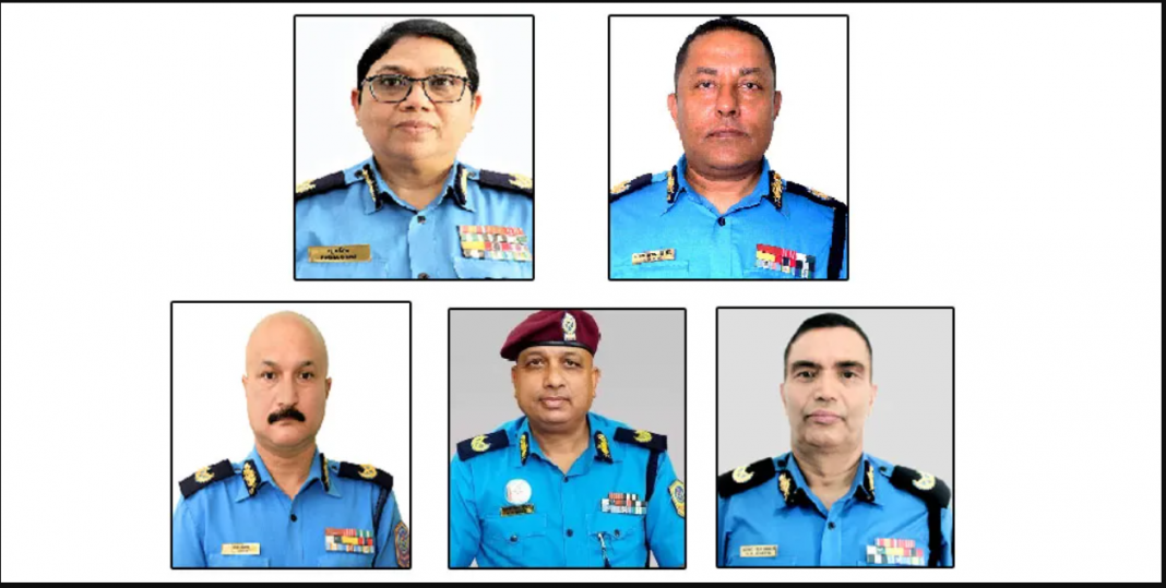 पाँच जना डीआइजी एआइजी बढुवामा सिफारिस