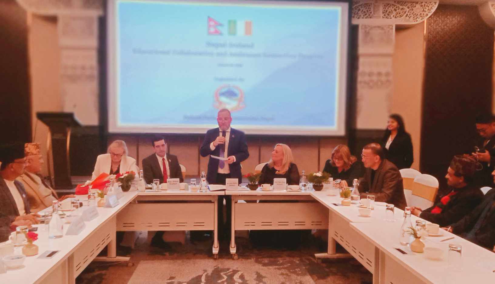 नेपाल र आयरल्याण्डका सांसदबीच शैक्षिक सहकार्यबारे छलफल