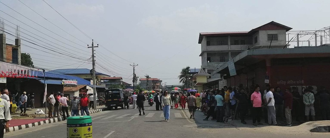 चितवन २ : नयाँकिरण माविमा रोकिएको मतदान सुरु