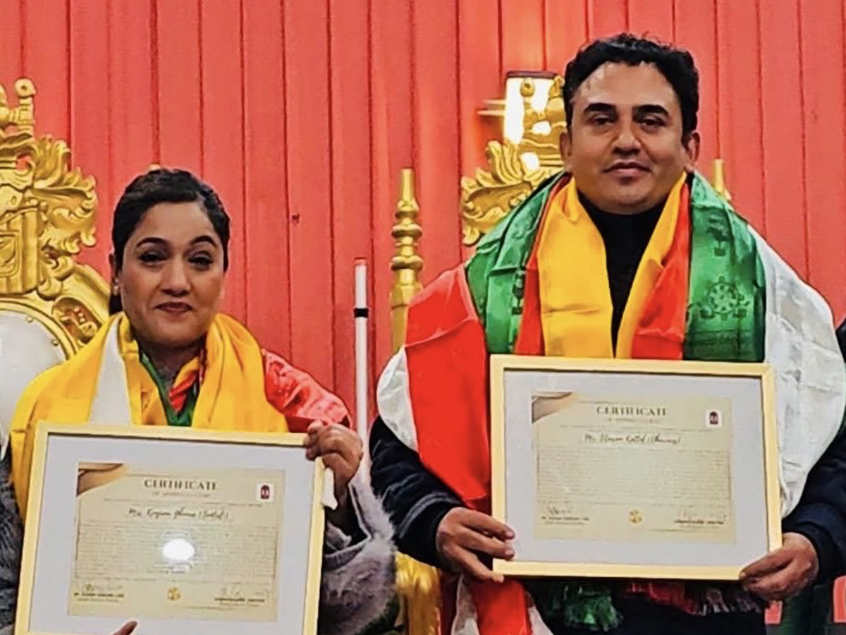 धुर्मुस-सुन्तली अमेरिकामा सम्मानित- नेपाली कला र समाजसेवामा योगदानको कदर