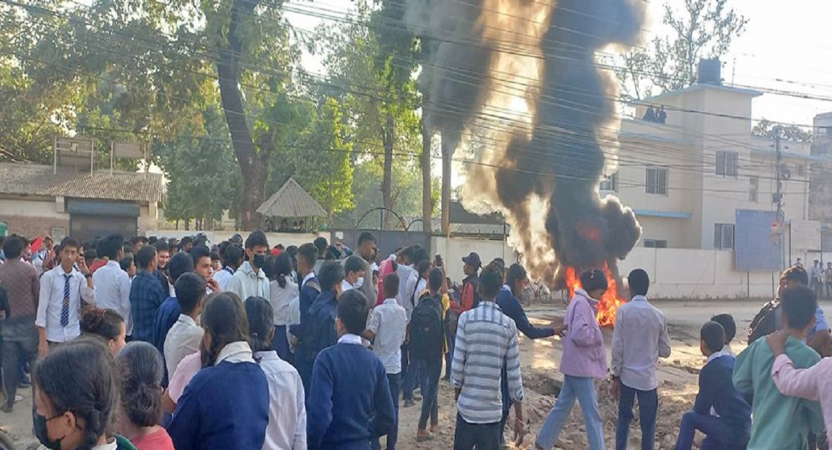ग्रेडरको ठक्करले बालिकाको मृत्यु भएपछि दिनभर तनावग्रस्त 
