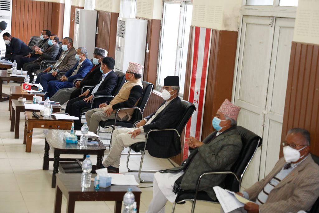 कांग्रेस केन्द्रीय समिति बैठकमा आज सभापति र महामन्त्रीले जवाफ दिने