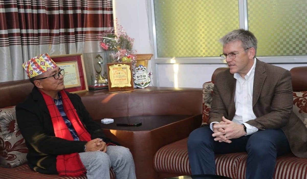 राप्रपा अध्यक्ष लिङ्देन र अमेरिकी राजदुतबीच भेटवार्ता