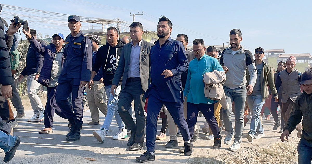 रास्वपा सभापति लामिछानेको वहश न्यायाधीश प्रह्लादकुमार योगीको इजलासमा 