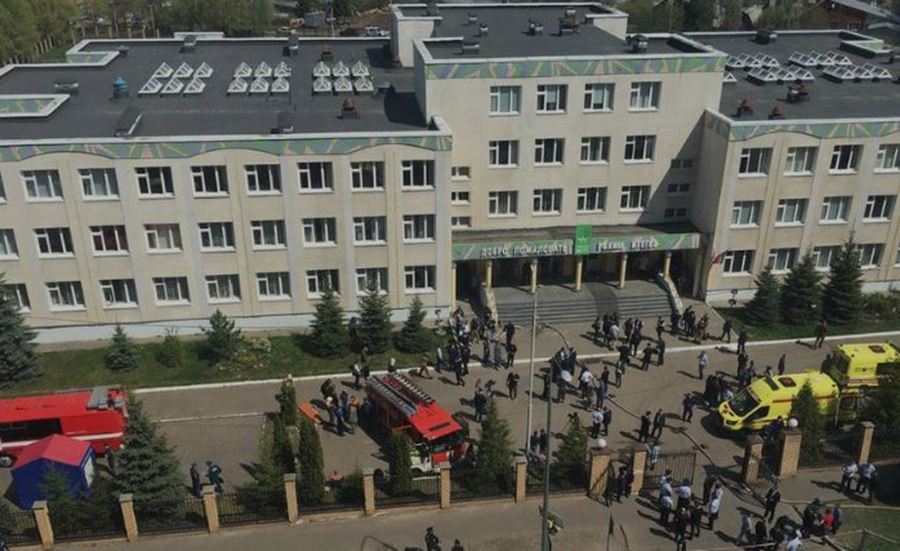 रुसको एक विद्यालयमा गोली चल्दा १४ जनाको मृत्यु, २१ जना घाइते