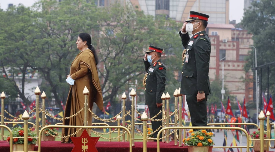 राष्ट्रपति भण्डारी संविधान दिवस मूल समारोहमा सरिक