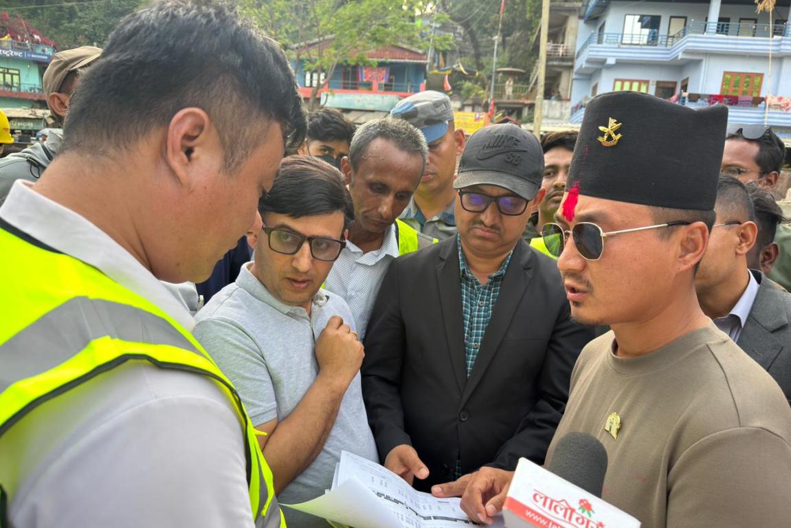 नारायणगढ–बुटवल सडकमा ढिलाइ: गृहमन्त्री सुदन गुरुङको कडा असन्तुष्टि