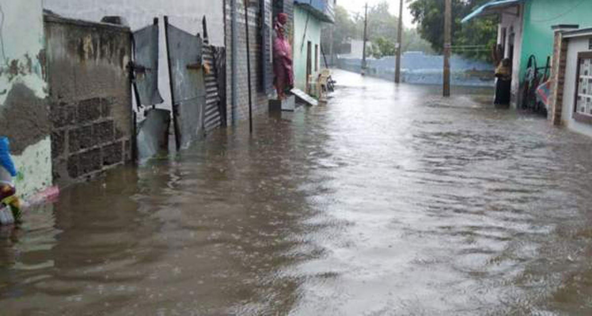 तामिलनाडुमा भारी वर्षाका कारण रेल तथा उडान सेवा रद्द