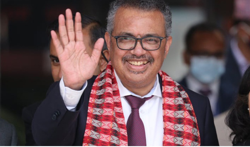 विश्व स्वास्थ्य संगठनका महानिर्देशक काठमाडौं आइपुगे