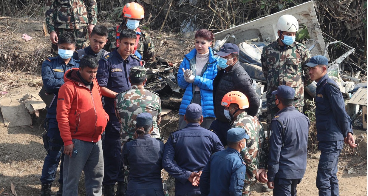 विमान दुर्घटना: अध्ययन गर्न आएको फ्रान्सेली टोली घटनास्थलमा पुग्यो