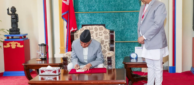 राष्ट्रपतिद्वारा मिटर व्याजसम्बन्धी विधेयक प्रमाणीकरण