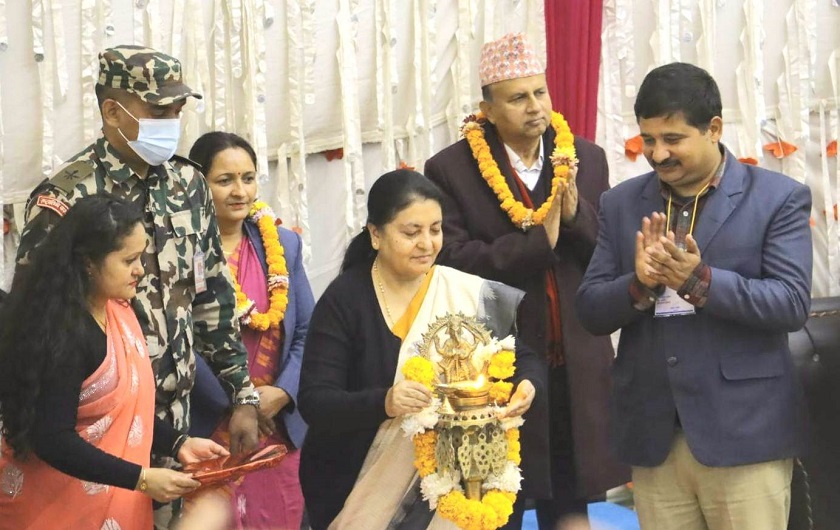 राष्ट्रपति विद्यादेवी भण्डारी सुर्खेतमा