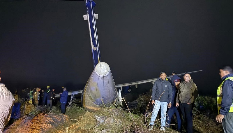 बुद्ध एयर जहाज दुर्घटना हुदाँ सहचालक सहित सात जना सामान्य घाइते