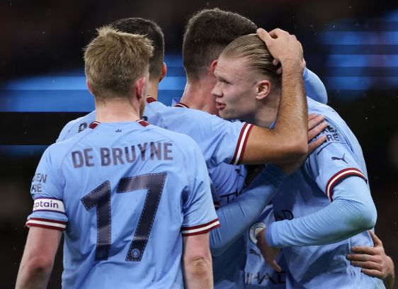 म्यानचेस्टर सिटी एफ ए कपको सेमिफाइनलमा : हालान्डको ह्याट्रिक