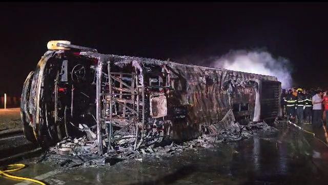 भारतको महाराष्ट्रमा बस दुर्घटना हुँदा २५ जनाकाे ज्यान गयो