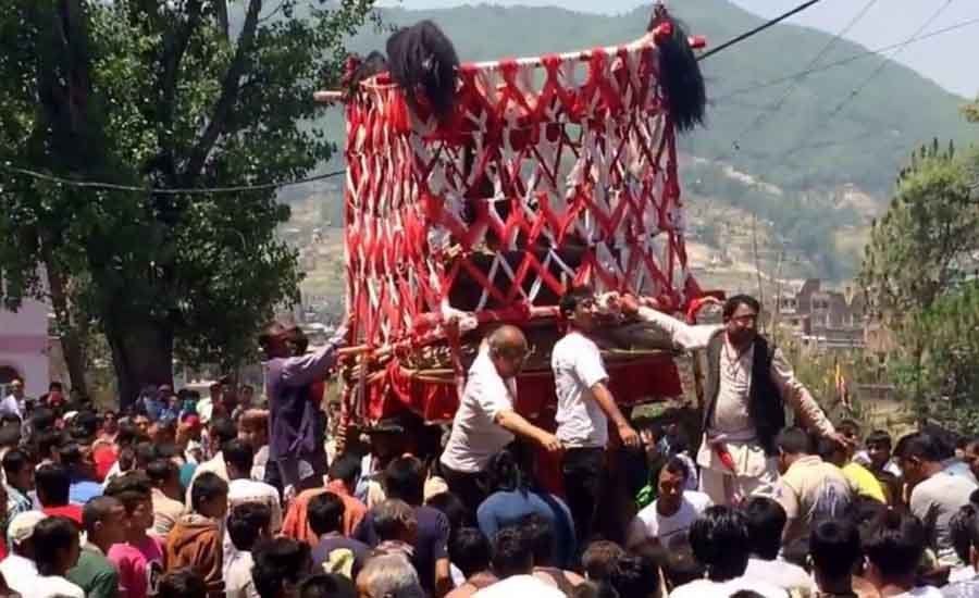 बनेपामा २५ सय वर्ष पुरानो चण्डेश्वरी जात्रा मनाइँदै