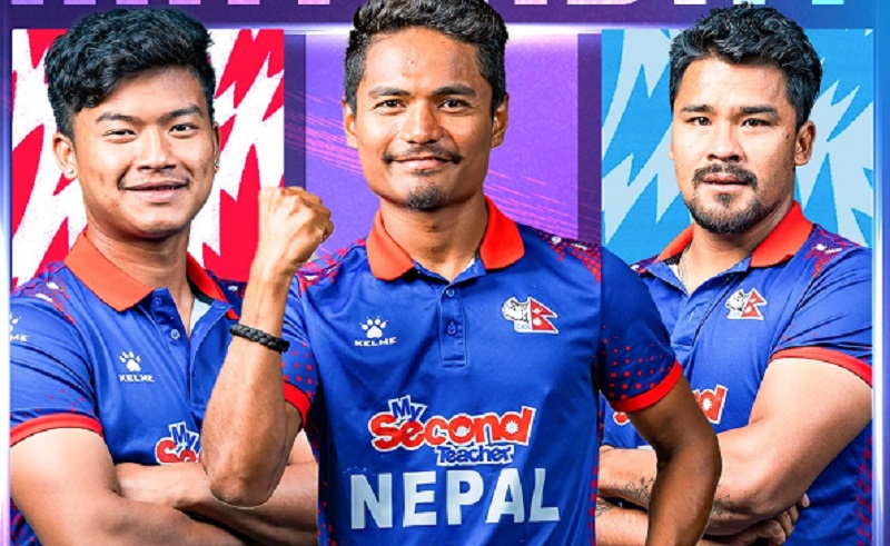 त्रिकोणात्मक सिरिजका लागि नेपाली राष्ट्रिय क्रिकेट टोलीको घोषणा