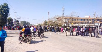 अर्जुन दास हत्या प्रकरण : आफन्तद्वारा पूर्वपश्चिम राजमार्ग अवरुद्ध