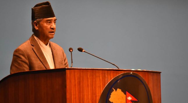 संविधानको रक्षाका लागि विशेष योगदान गर्न सांसदहरुलाई सभापति देउवाको आग्रह