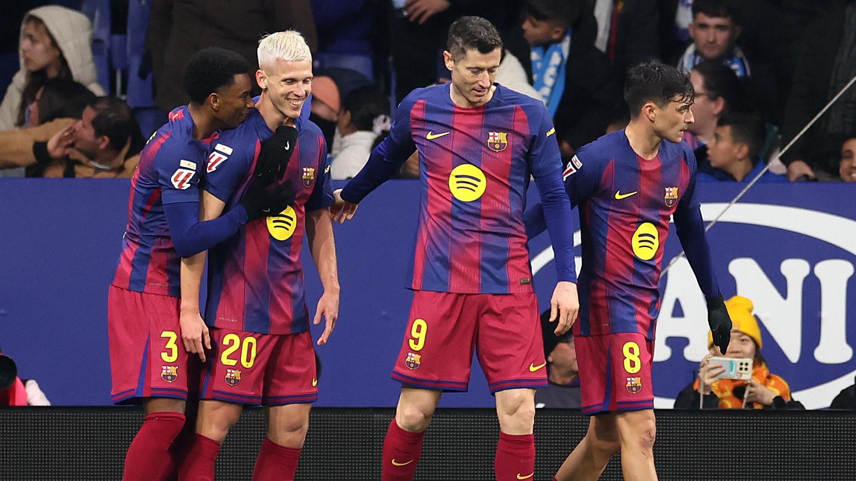 अन्तिम समयमा चम्कियो बार्सिलोना, एस्पान्योलमाथि २–० को जित