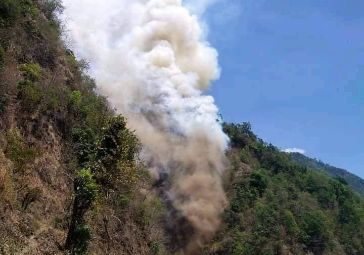 ताप्लेजुङमा आगलागीका घटना बढ्दै