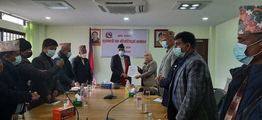 गण्डकी सरकारलाई एमालेले बुझायो १९ बुँदे पत्र