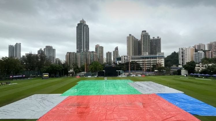 महिला इमर्जिङ टिम्स एसिया कप क्रिकेटमा नेपाल र हङकङबीचको खेल वर्षाले रद्द