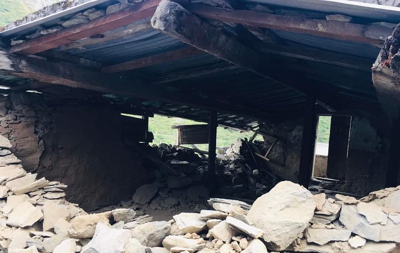 बझाङ भूकम्प अपडेट : एक जनाको मृत्यु, १३५ घर भत्किए