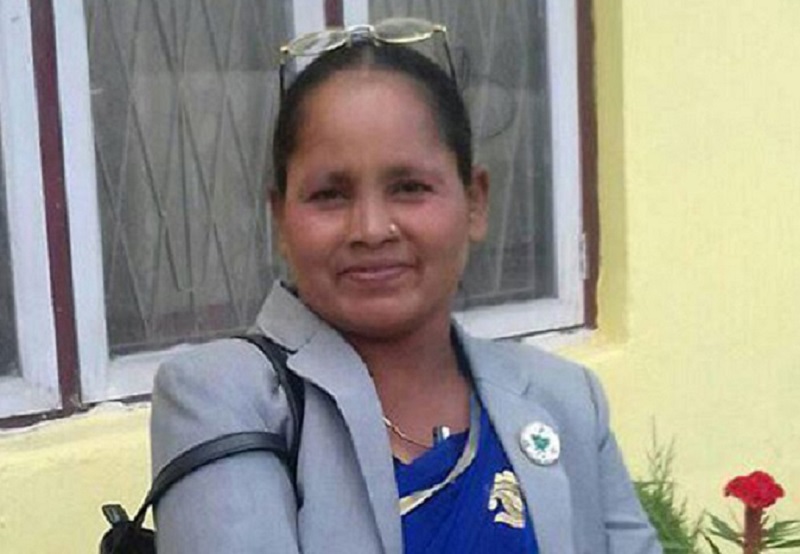 कोशी प्रदेशकी पूर्वसांसद गुलेफुन खातुनद्वारा आत्मसमर्पण