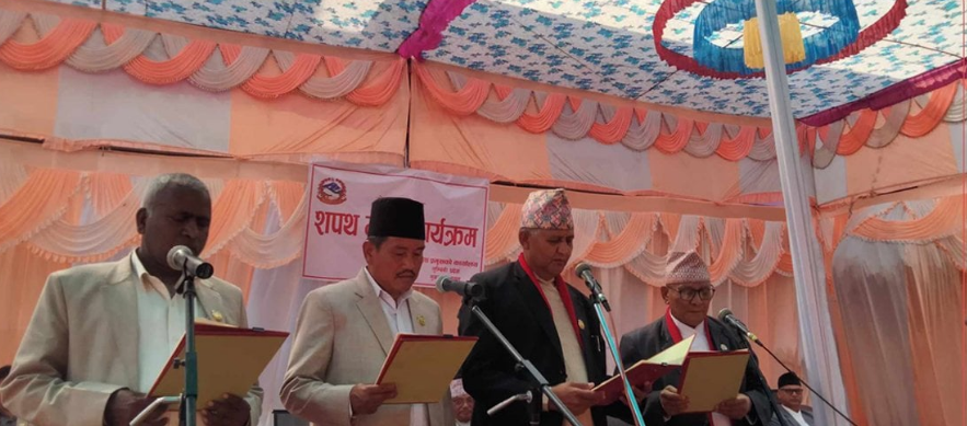 लुम्बिनीमा चार सदस्यीय मन्त्रिमण्डल गठन