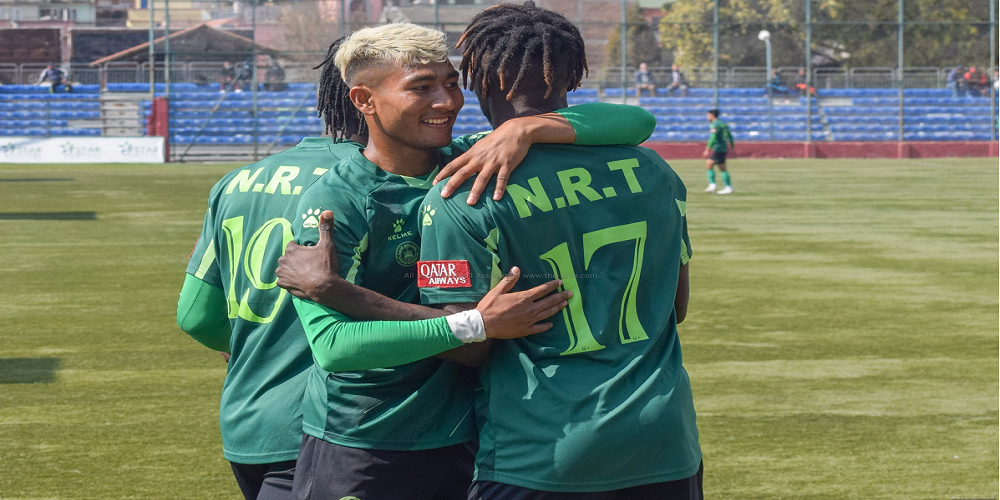 ‘ए’ डिभिजन लिगमा मनाङलाई हराउँदै एनआरटी दोस्रो स्थानमा