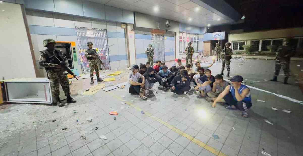 आन्दोलनको मौका छोपी लुटपाट गर्ने समूह सेनाको नियन्त्रणमा