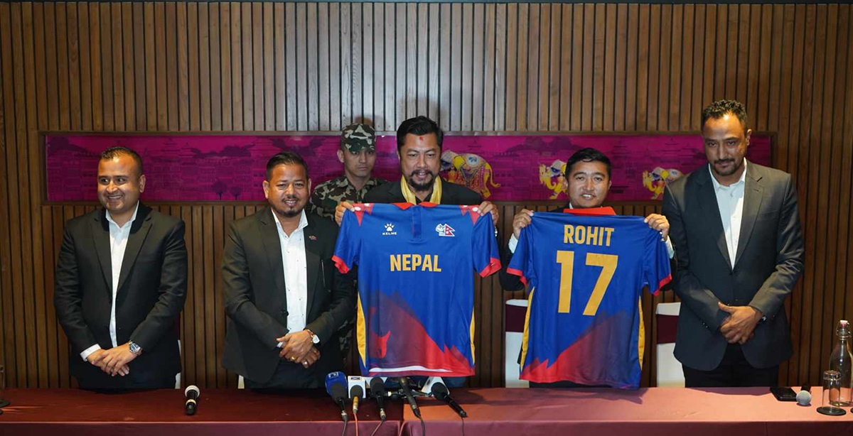टी २० विश्वकपका लागि नेपालको नयाँ जर्सी सार्वजनिक