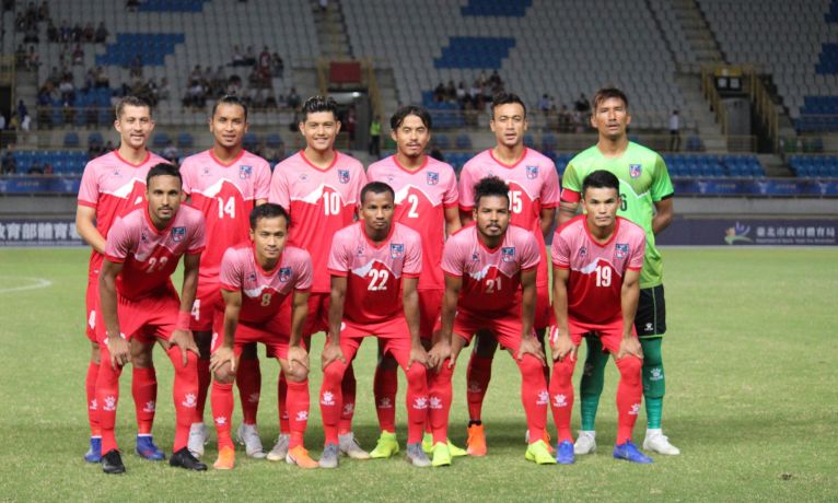 अन्तत तामाङकाे गाेलमा नेपाललाई अग्रता