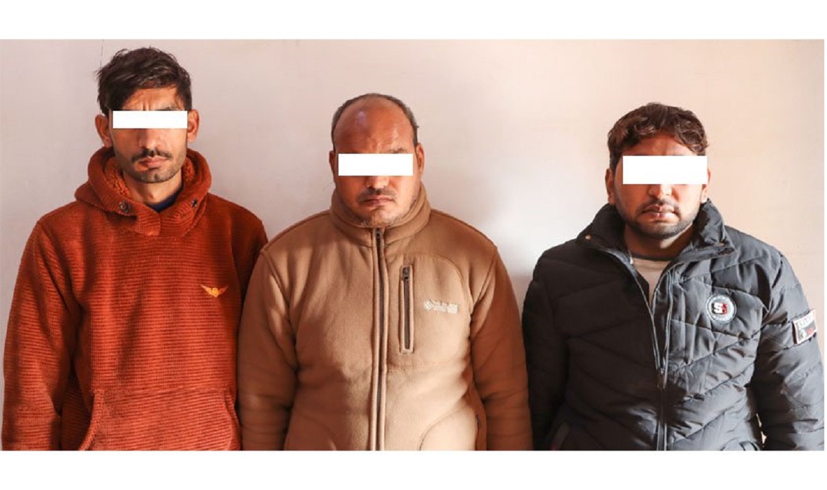 ठमेलबाट पाकिस्तानी नागरिकलाई अपहरण गरी फिरौती लिने तीन जना पक्राउ