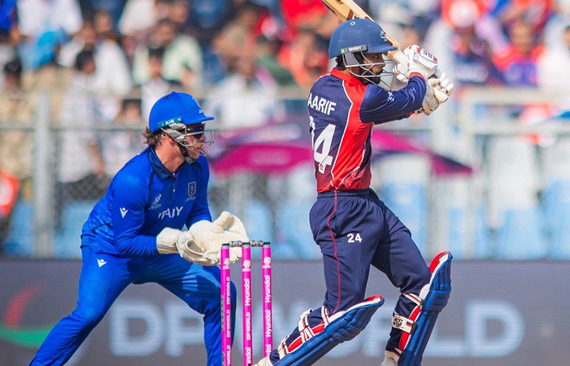 इटालीविरुद्ध नेपाल १२३ रनमै समेटियो