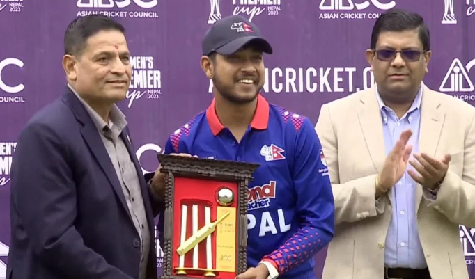 एसीसी प्रिमियर कप : सन्दीप लामिछाने प्रतियोगिताको उत्कृष्ट खेलाडी घोषित