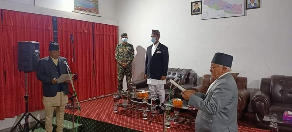 कर्णालीमा चन्द्रबहादुर शाहीले लिए मन्त्रीको शपथ, फेरियो मन्त्रालय