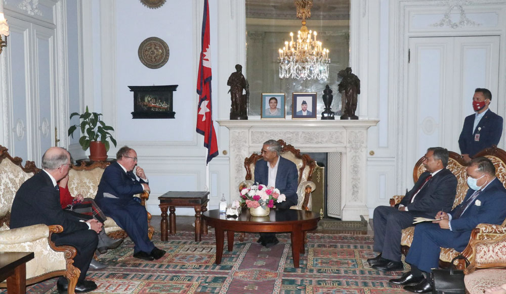 प्रधानमन्त्री देउवा र बेलायतका सांसदहरुबीच लण्डनमा भेटवार्ता